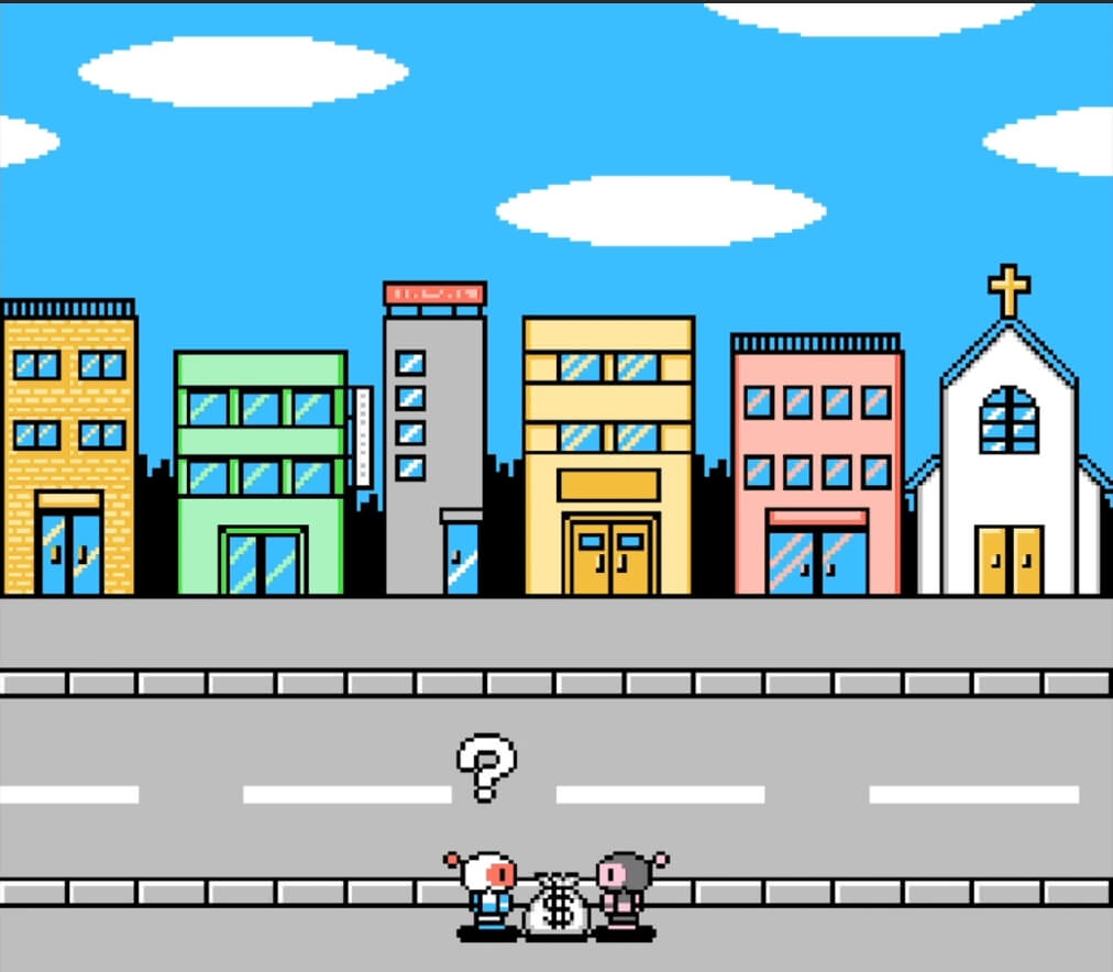 Bomberman 2 - геймплей игры Dendy\NES